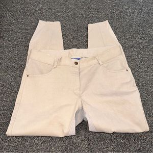 Ovation Equestrian Riding Pants Breeches Tan 32R Full Seat